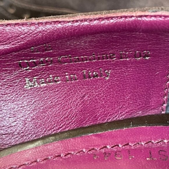 COACH Claudine Peep Toe Lace-Up Platform Heels Vintage 6B - Picture 13 of 16